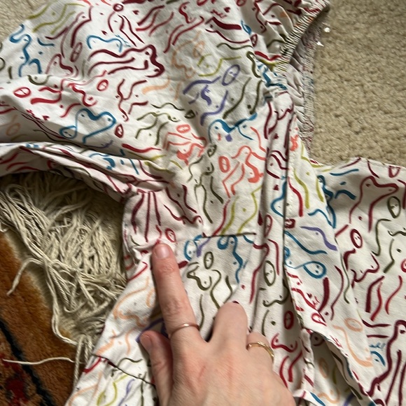 Lisa Says Gah! Lena Painted Ladies Tie Front Babydoll Dress - Picture 15 of 16